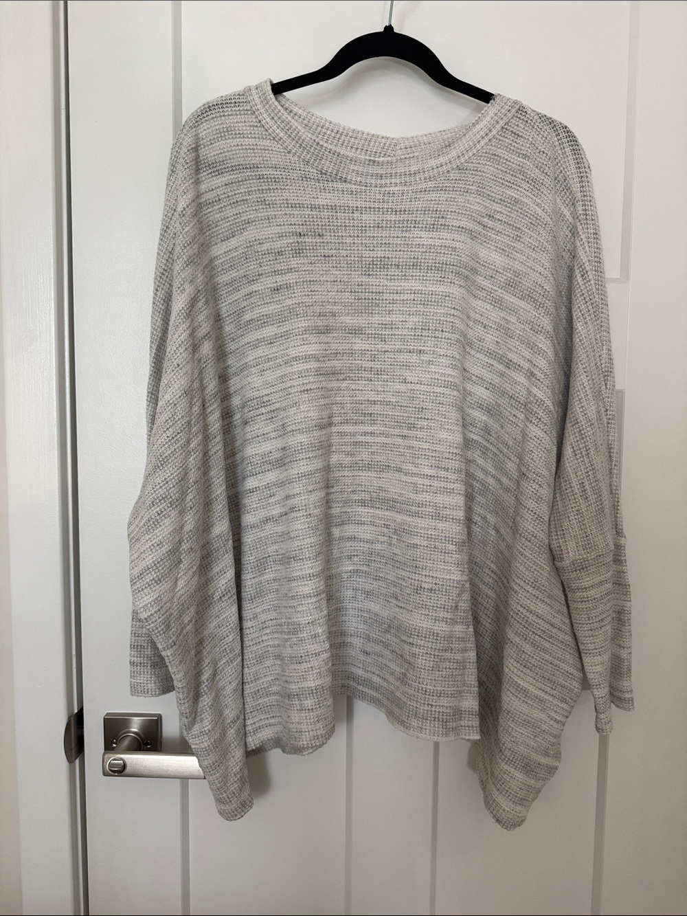 CJLA Cozy Lightweight Knit Pullover - Heathered Light Gray